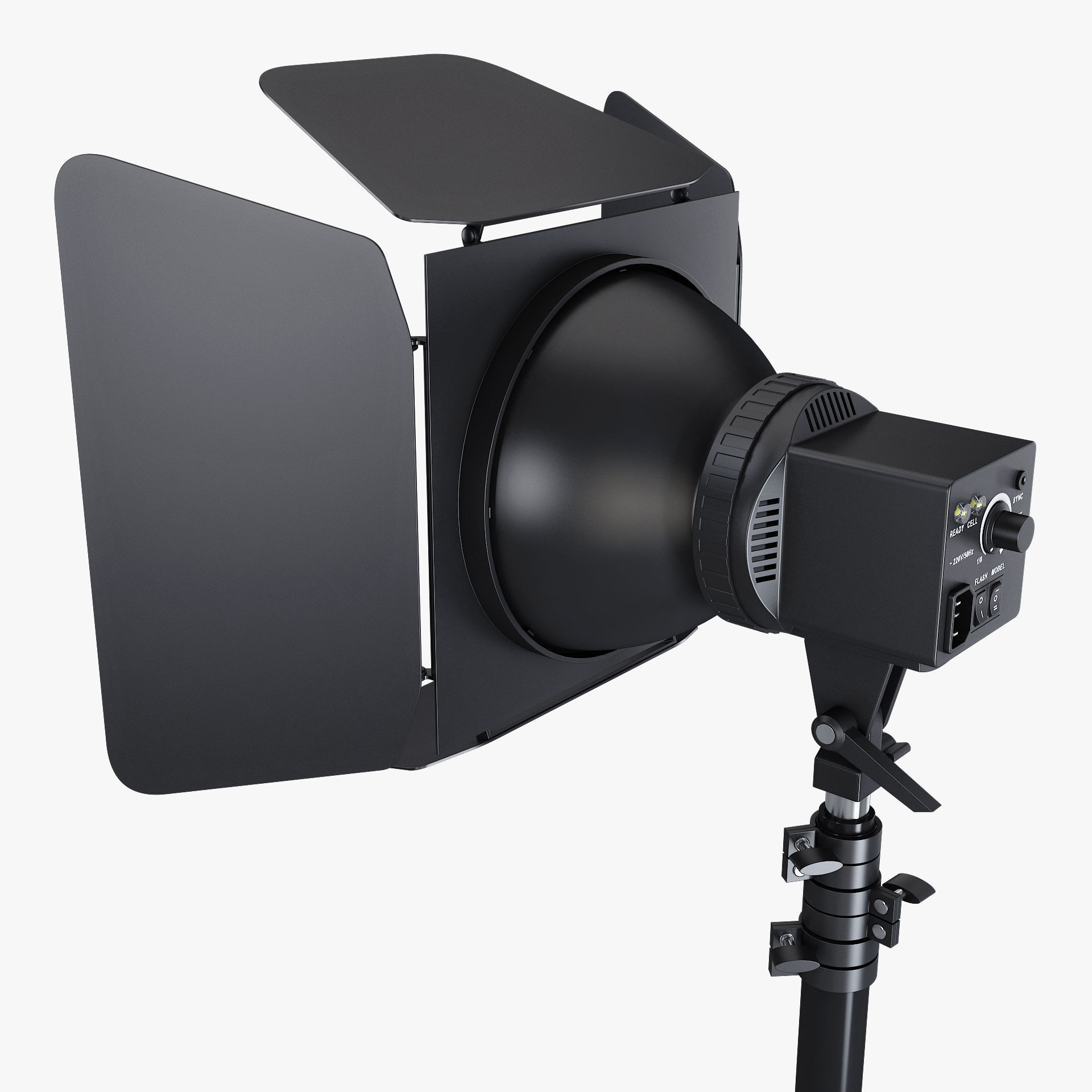 Studio Spot Light M 1 3D model_10