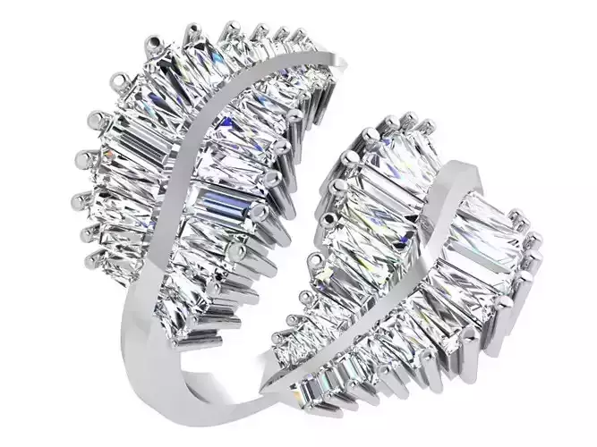 Leaf Tension Style Ring 4133