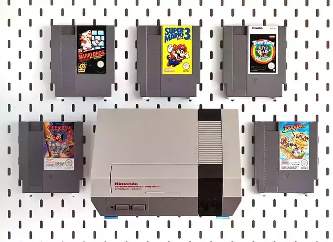 Wall Mount Nintendo NES Adjustable Angle Controller Holder