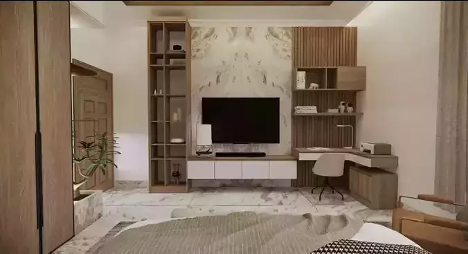 INTERIOR DESIGN BEDROOM 3D model INTERIOR DESIGN BEDROOM 3D model