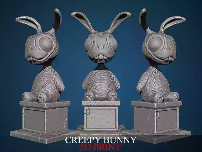 Creepy Bunny for 3D Print