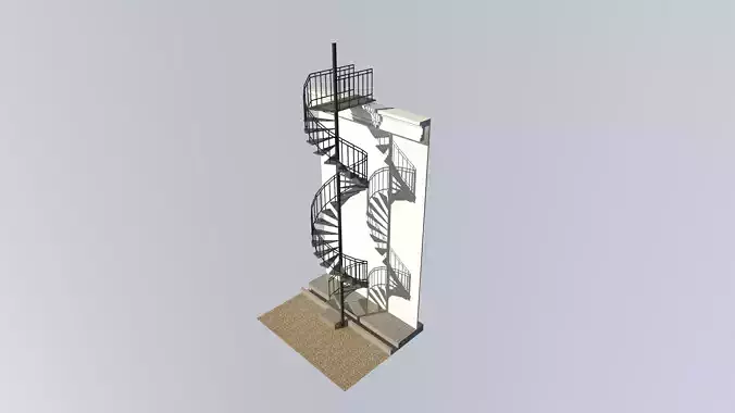 Spiral staircase 8 M