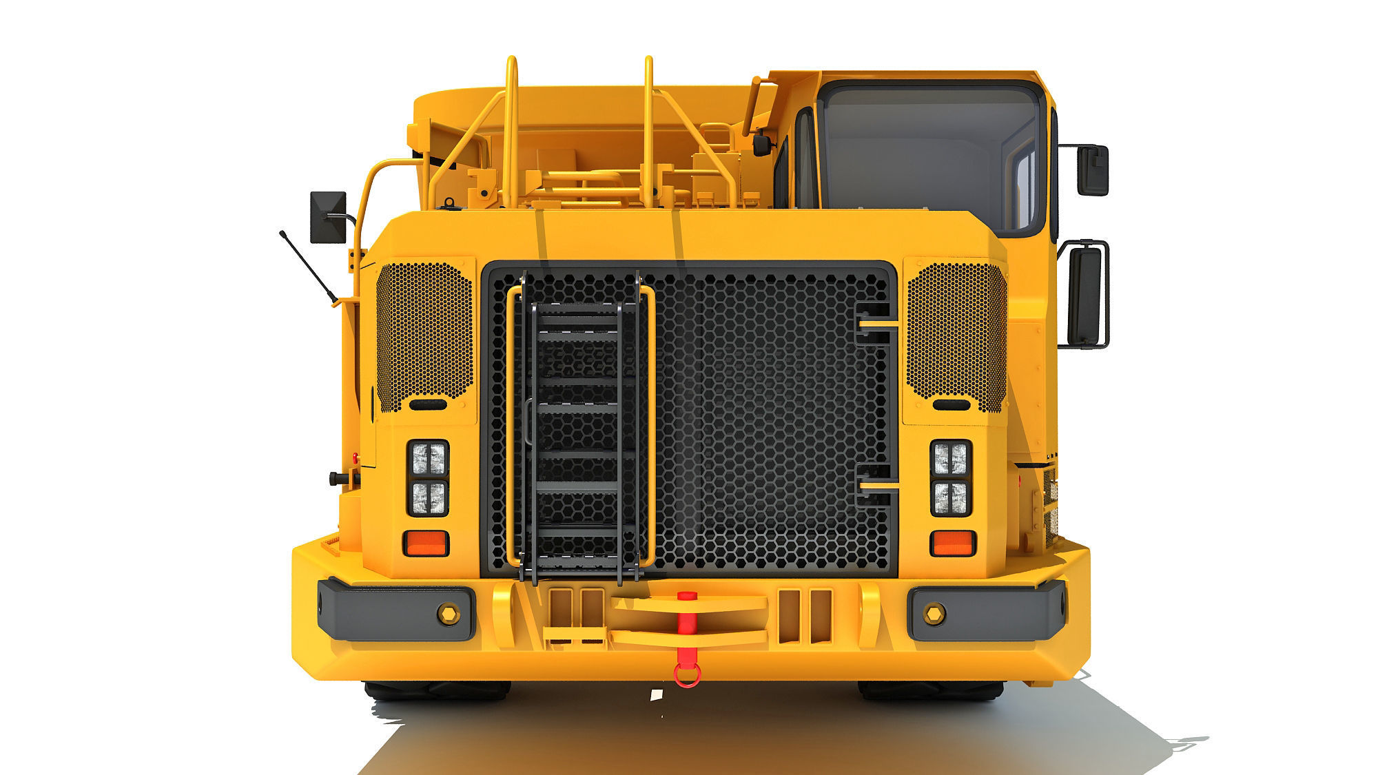 Underground Articulated Mining Truck 3D model_12