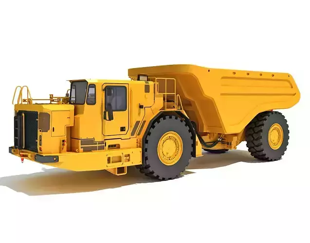 Underground Articulated Mining Truck 3D model