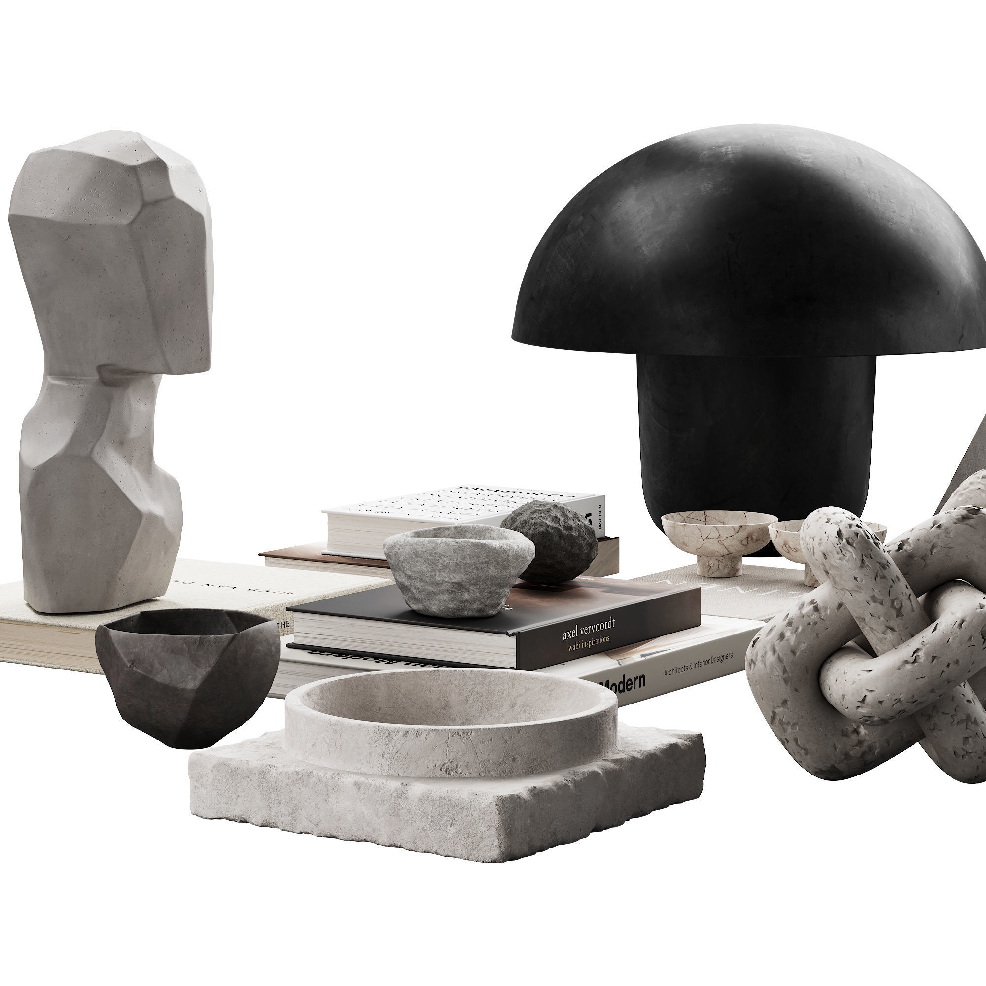 425 decorative set 042 neutral scandi accessories 01 3D model_4