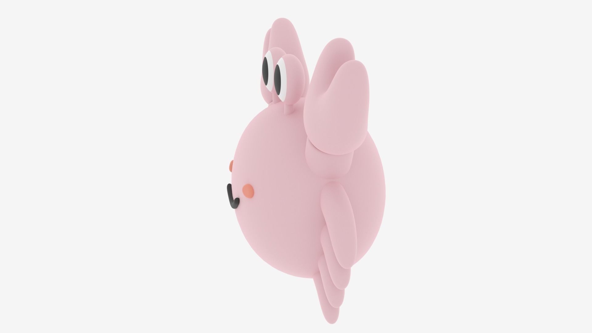 Cartoon Cute Little Crab 1 3D model_3