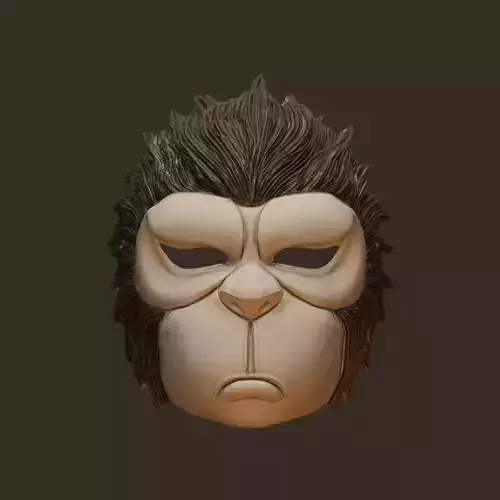 Wearable Cute Simian Ver 2 Monkey Mask