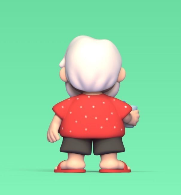 Santa Claus Summer 3D print model_4