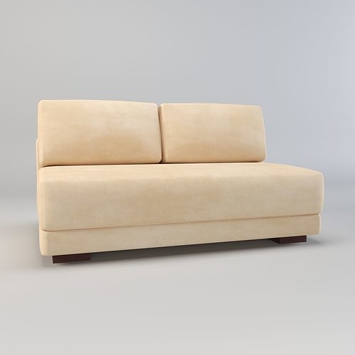 Horizon sofa - Sectional sofa - Modern sofa Low-poly 3D model