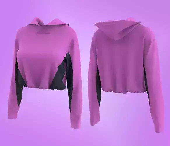  Women Fashion Sporty Hooded Jacket