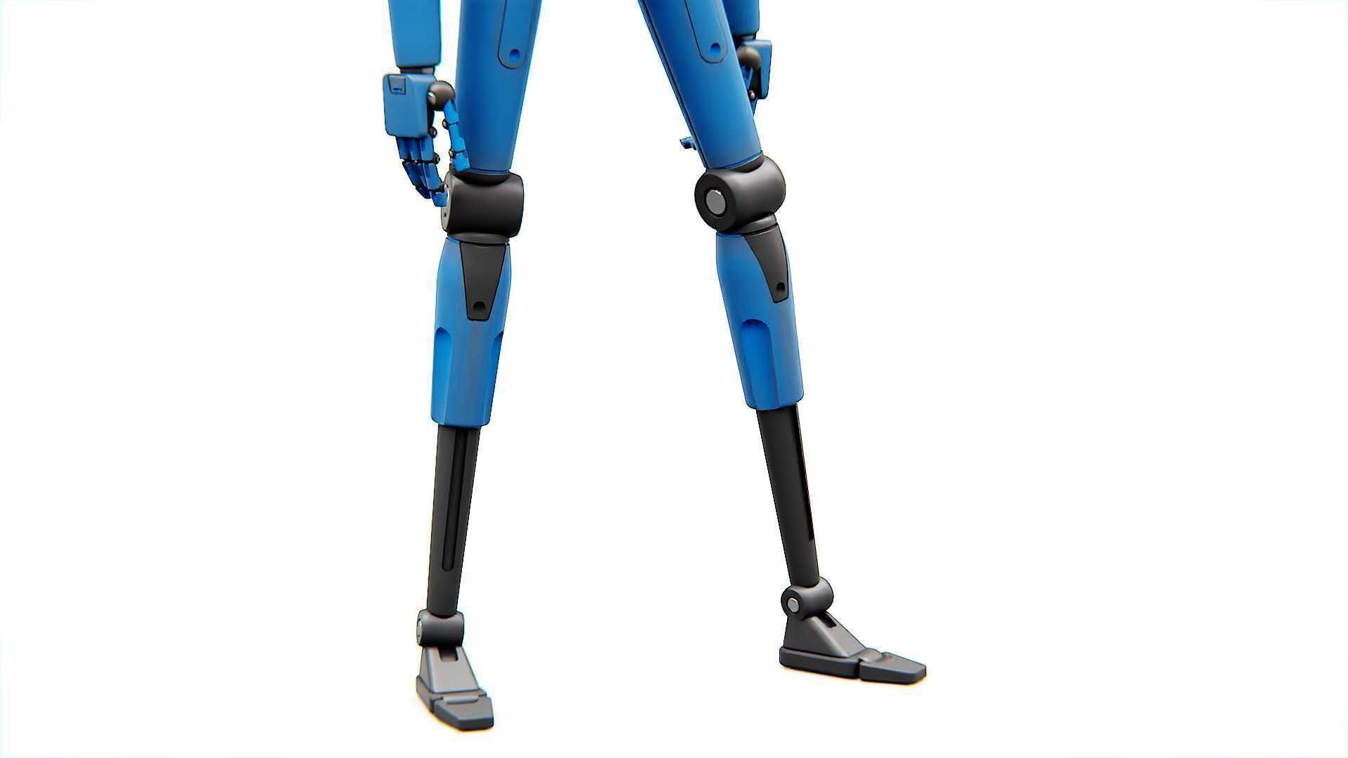 IMPERIAL PROT- DROID Rigged for Unreal Engine - Unity - MIXAMO  3D model_18