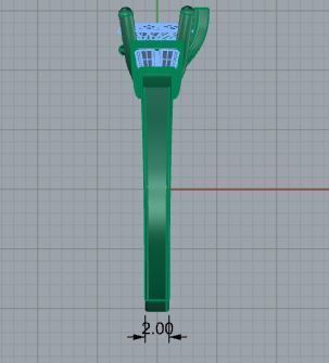 Pear Cut Diamond 3 Stone Ring 4162 3D print model_6