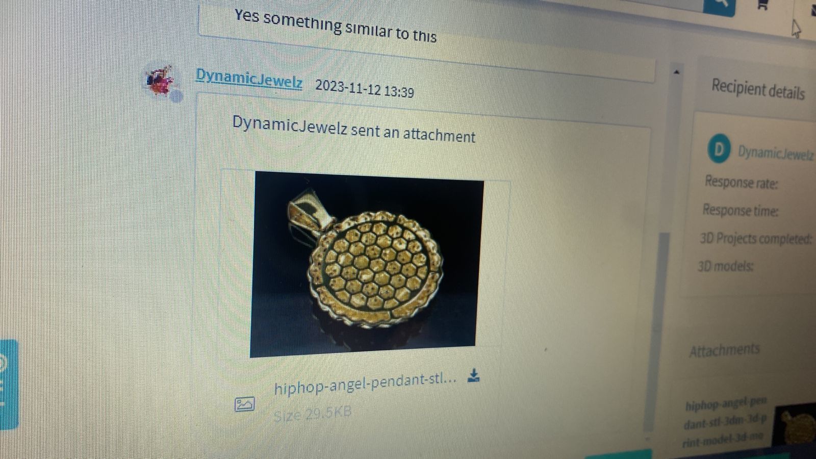 Cross Pendant Grid Backing 4070 3D print model_2