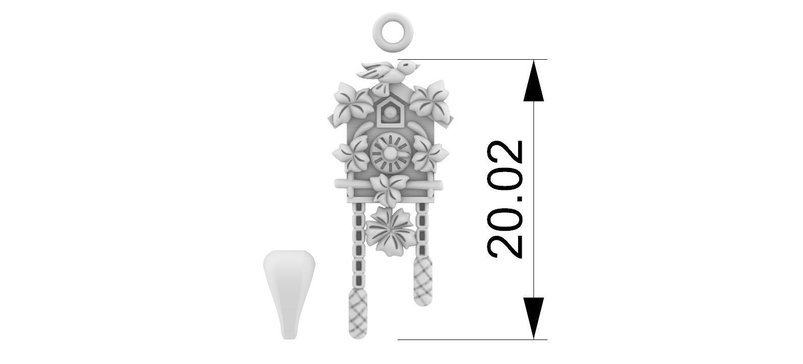 Cuckoo Clock - Cuco 3D print model_2