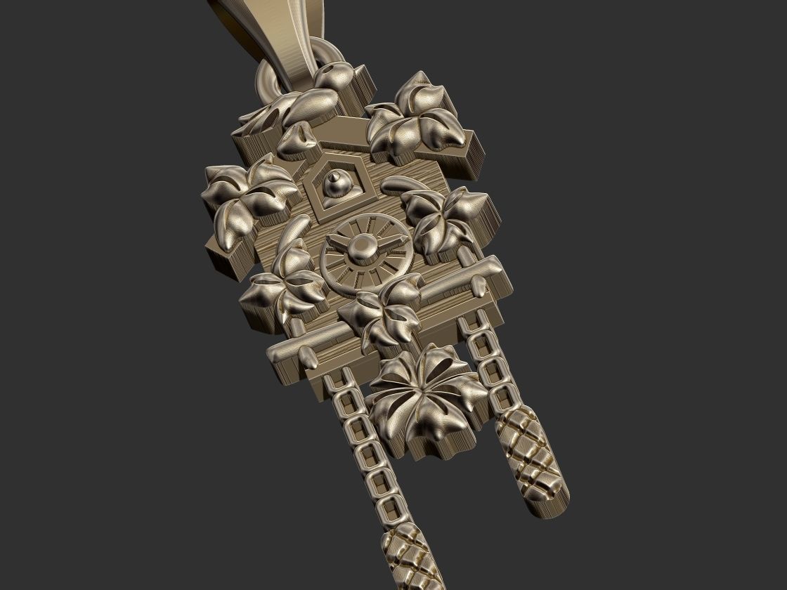 Cuckoo Clock - Cuco 3D print model_12