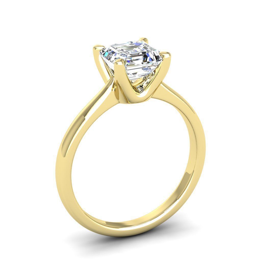 Engagement ring Linda ascher 3D print model_26