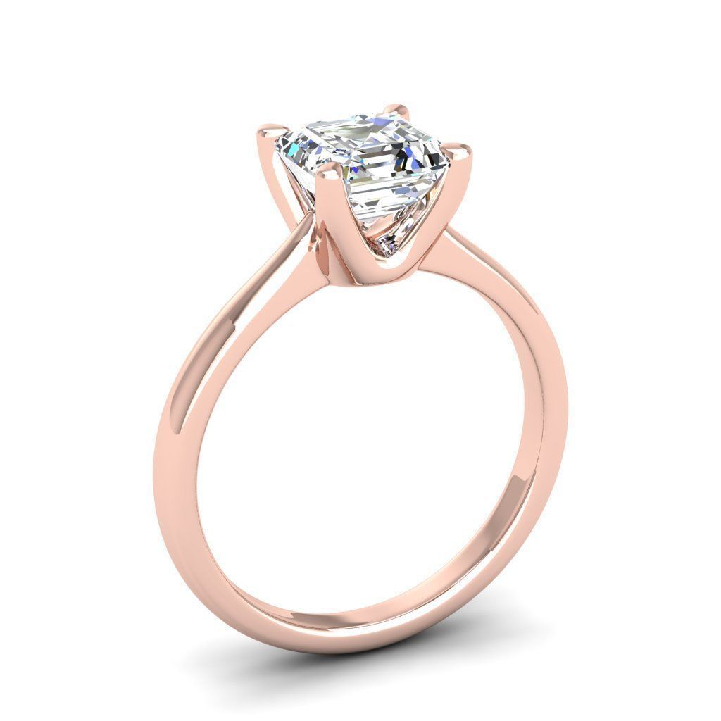 Engagement ring Linda ascher 3D print model_18