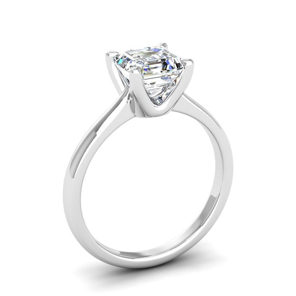 Engagement ring Linda ascher 3D print model_24