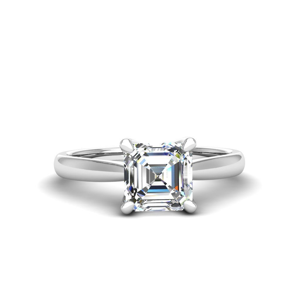 Engagement ring Linda ascher 3D print model_2