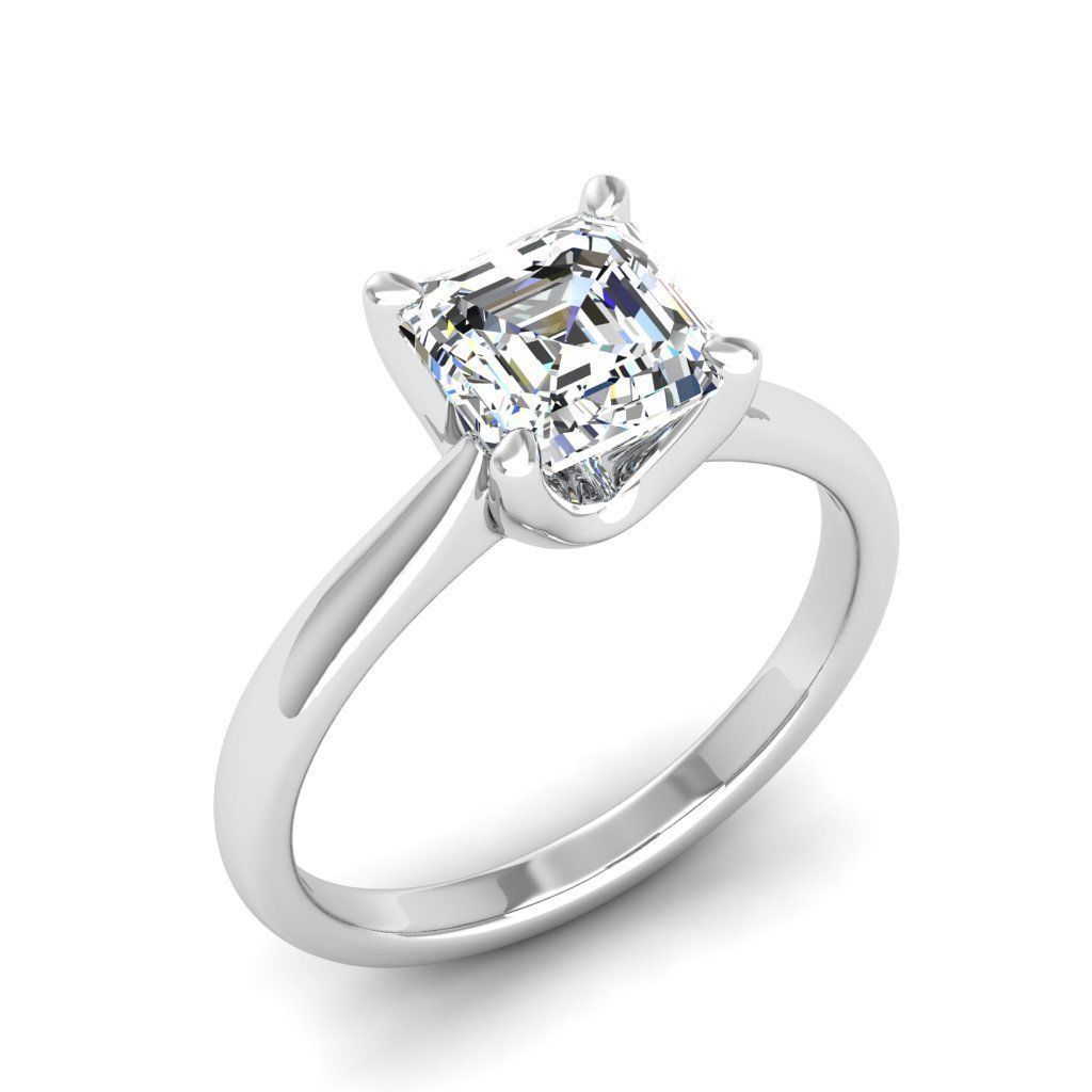 Engagement ring Linda ascher 3D print model_4