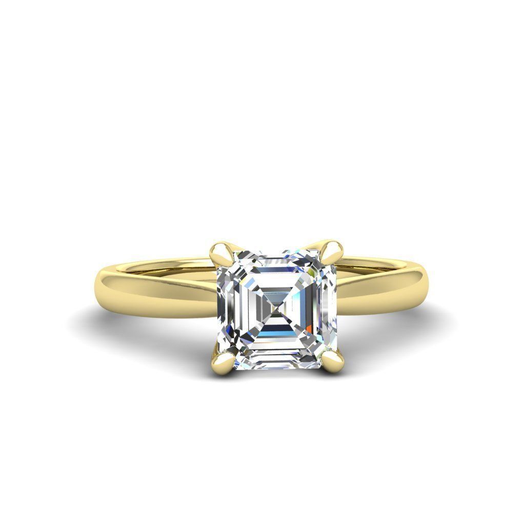 Engagement ring Linda ascher 3D print model_17