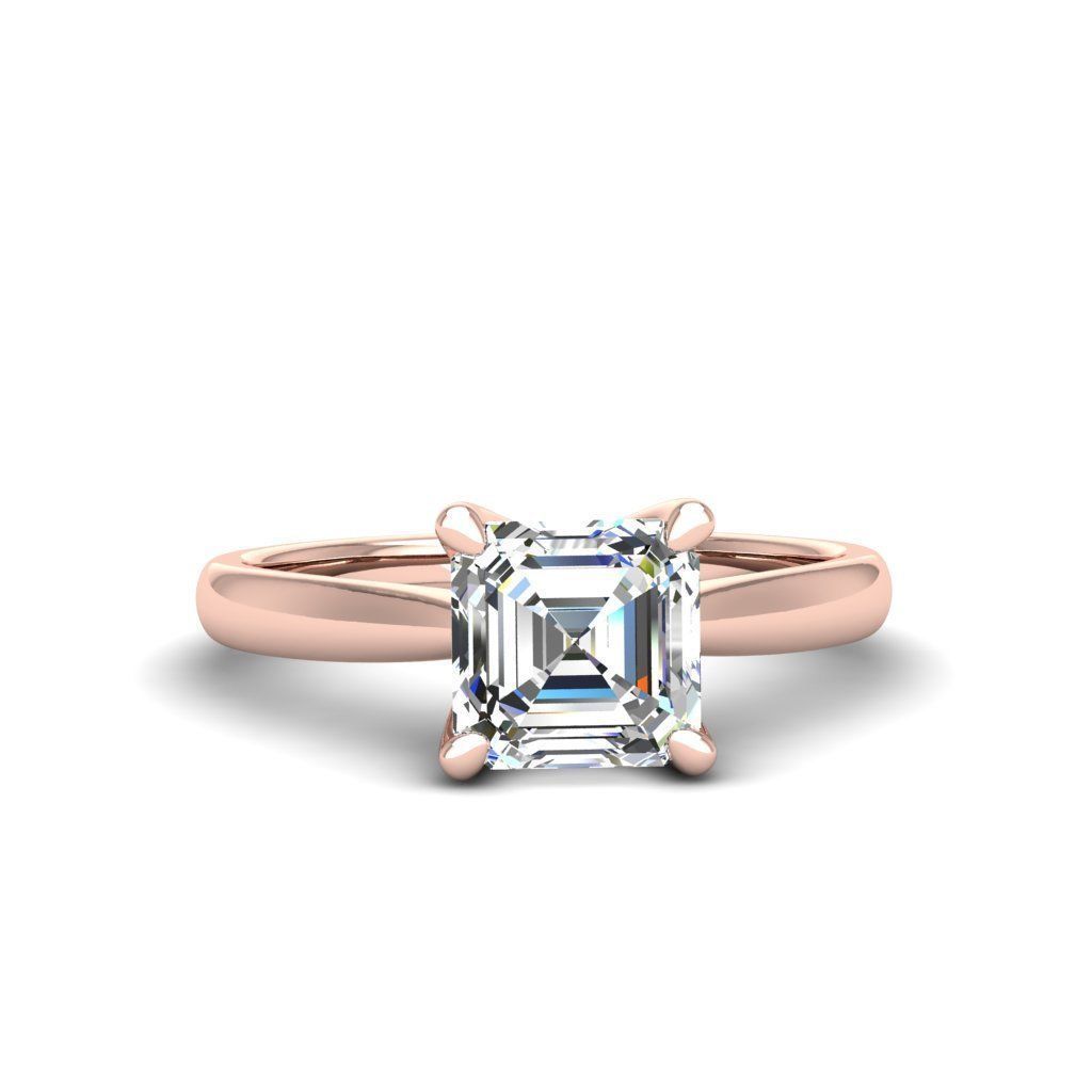 Engagement ring Linda ascher 3D print model_21