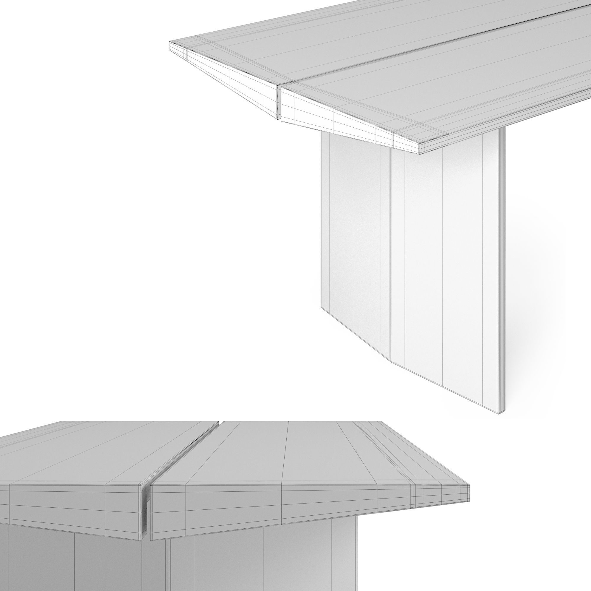 Bolia Dining Table Alp 3D model_11