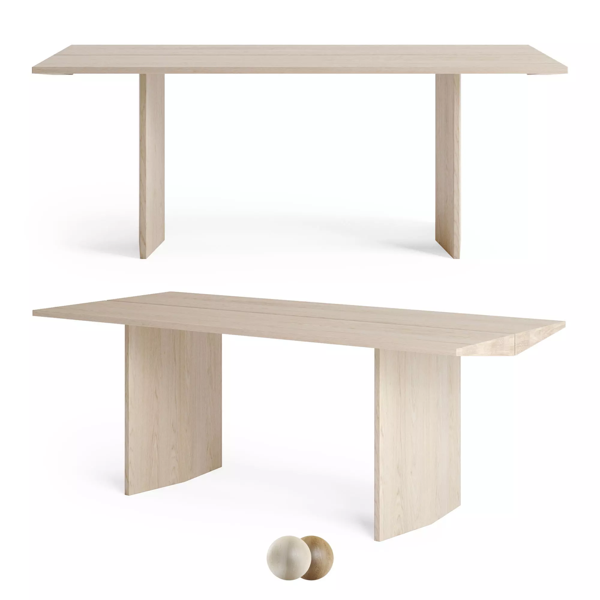 Bolia Dining Table Alp 3D model_0