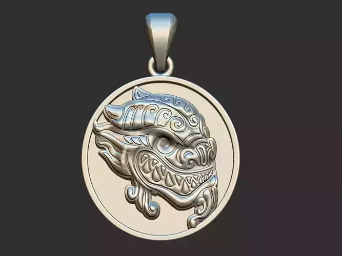 Maori Dragon 3D print model