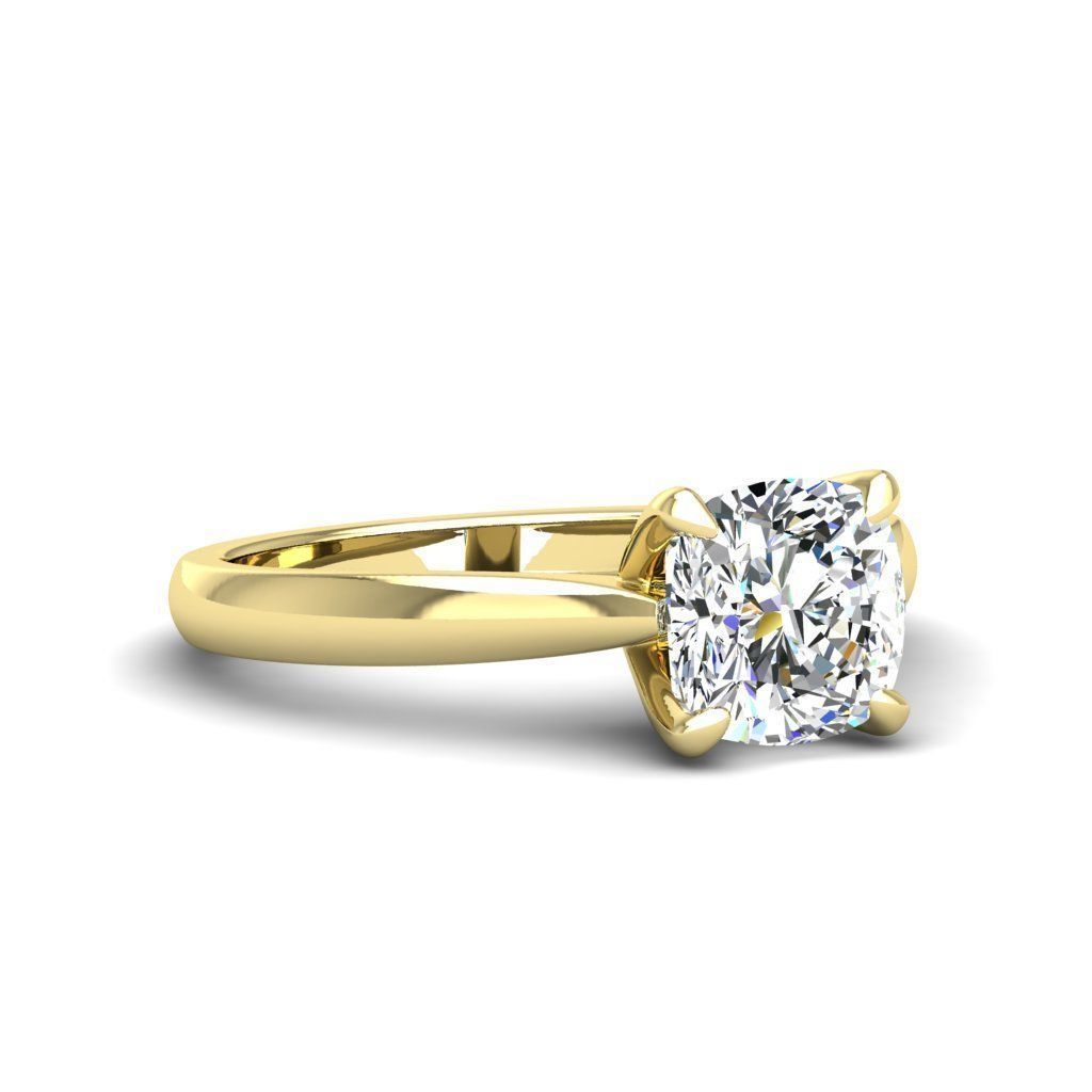 Engagement ring Linda qushion 3D print model_12