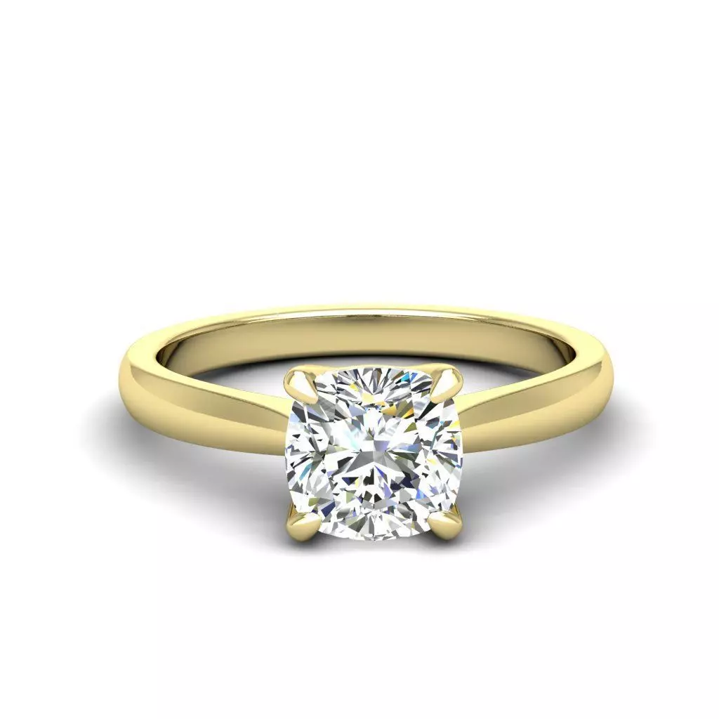 Engagement ring Linda qushion 3D print model_0