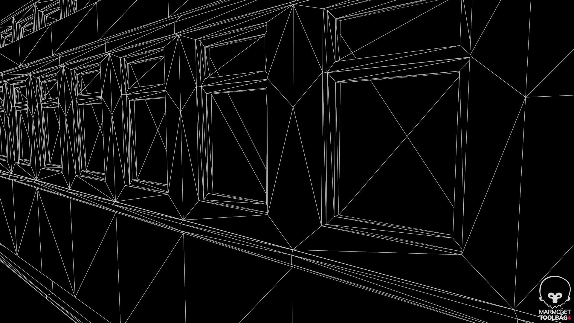 Low Poly Passenger Car Low-poly 3D model_18