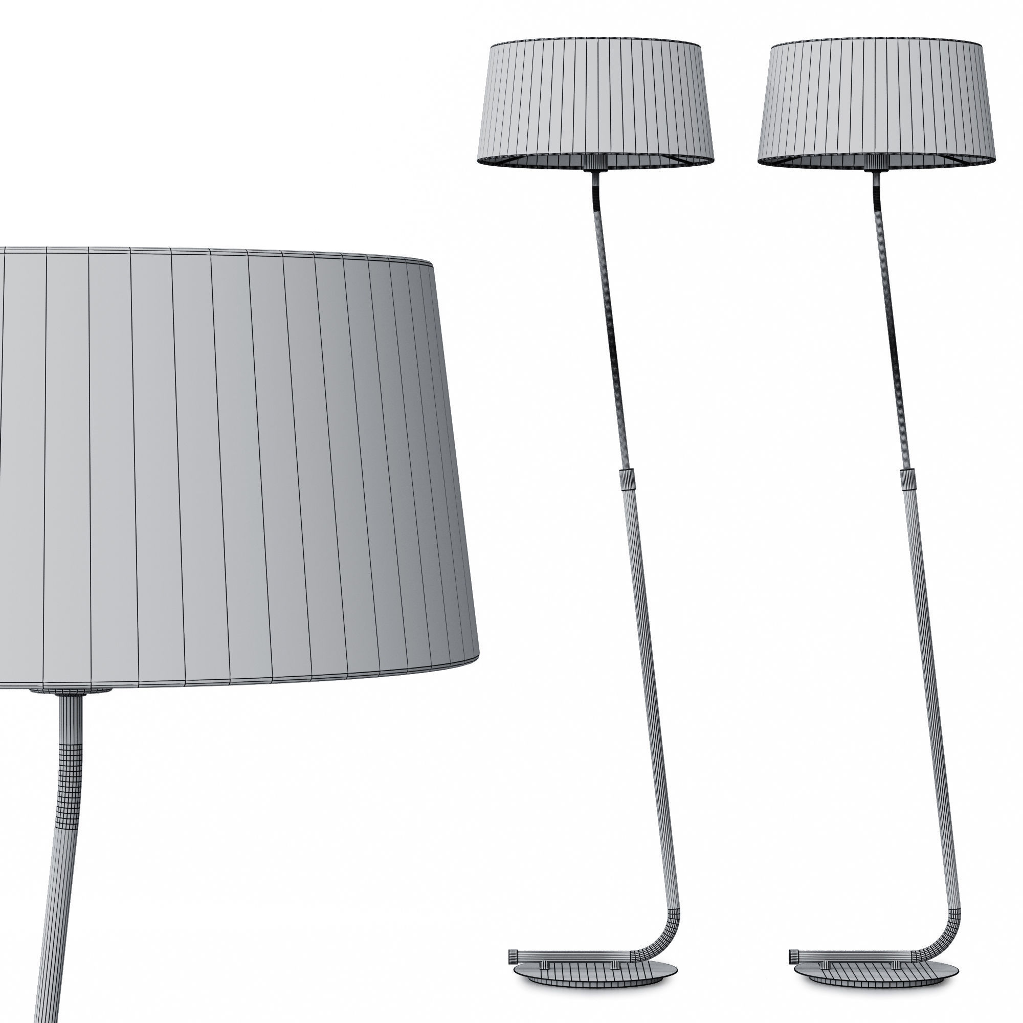 Faro Barcelona HOTEL floor lamp 3D model_3