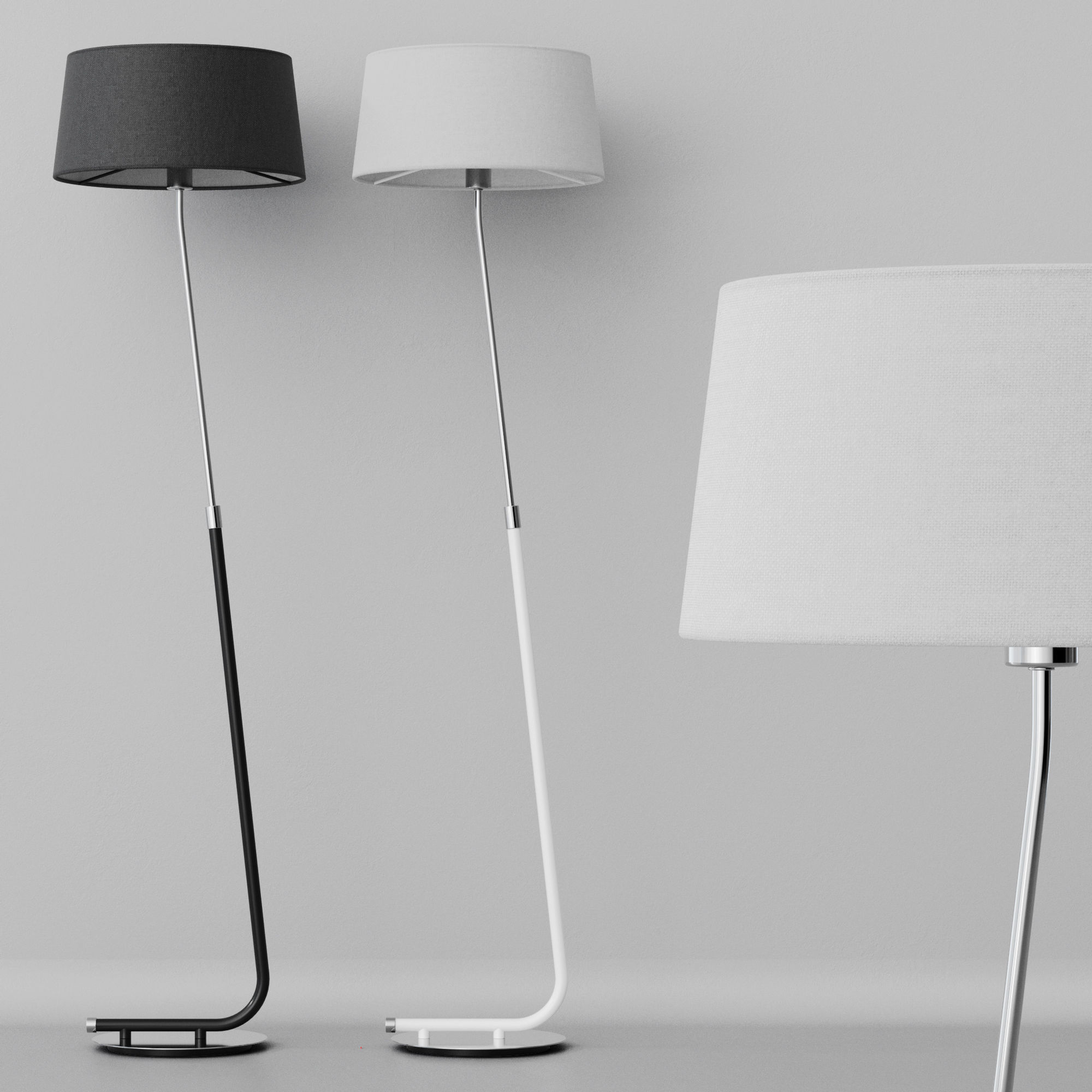Faro Barcelona HOTEL floor lamp 3D model_8