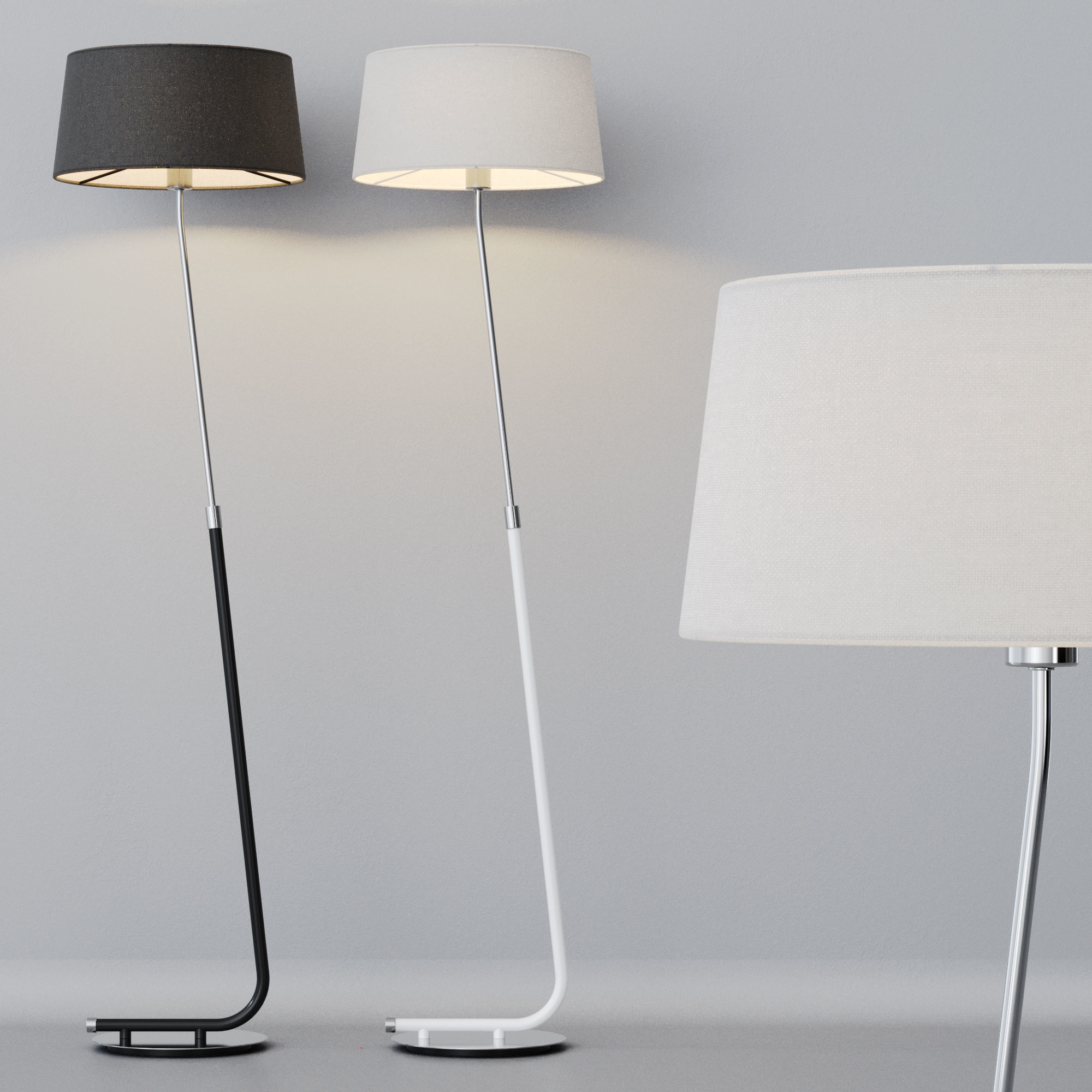 Faro Barcelona HOTEL floor lamp 3D model_5