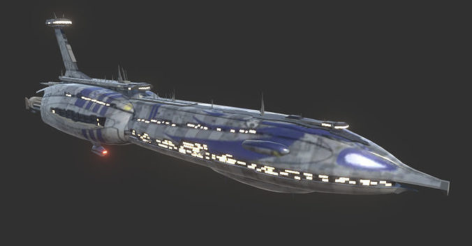 Star Wars Provedenie Low-poly 3D model