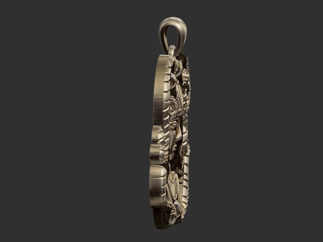 Pharaoh Pendant 3D print model_3