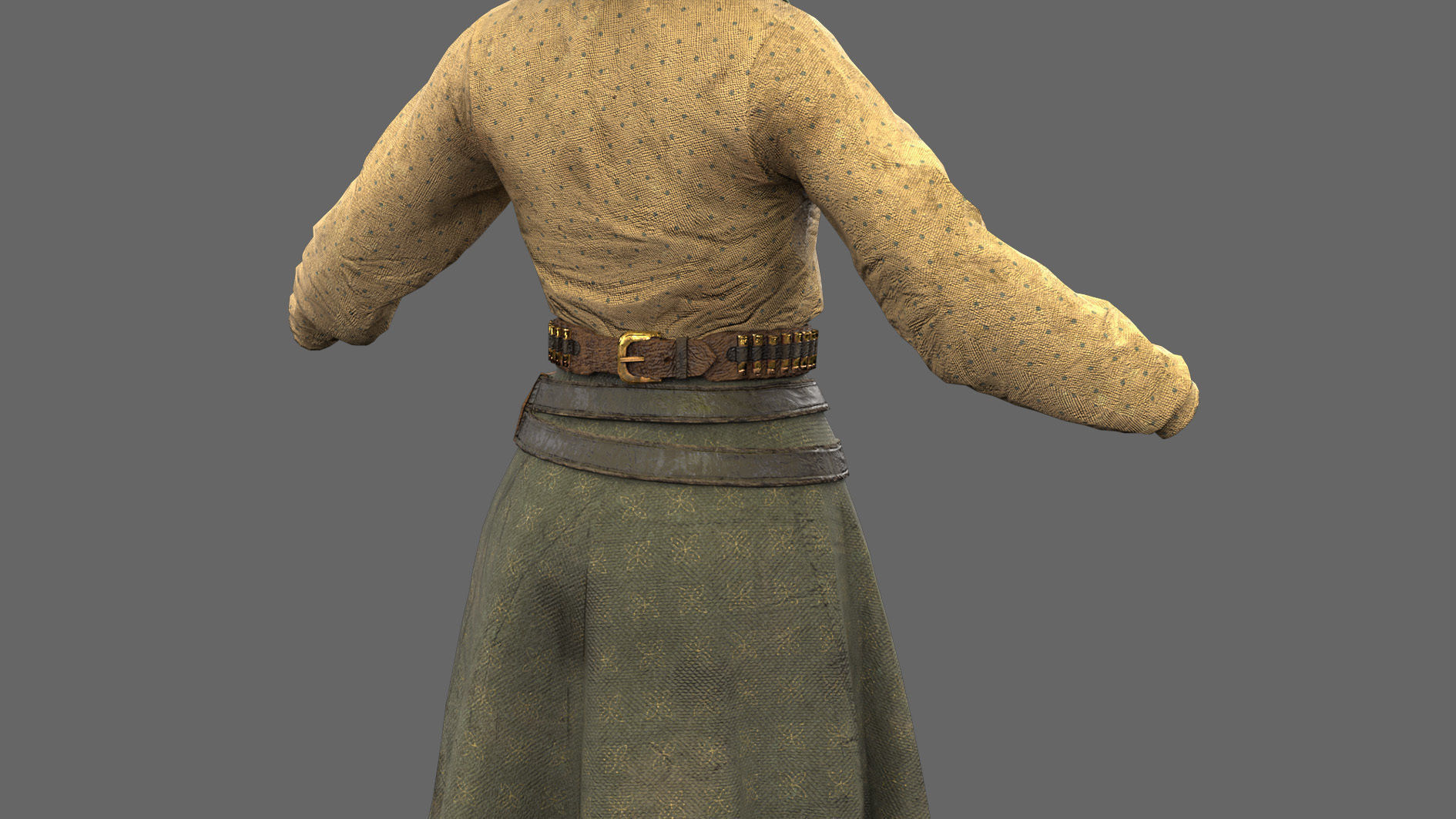 WOMENS OUTFIT 3D model_6