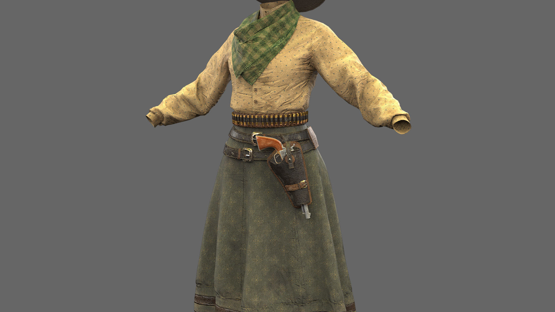 WOMENS OUTFIT 3D model_5