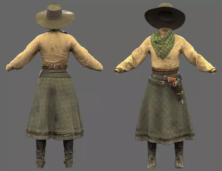 WOMENS OUTFIT 3D model_0