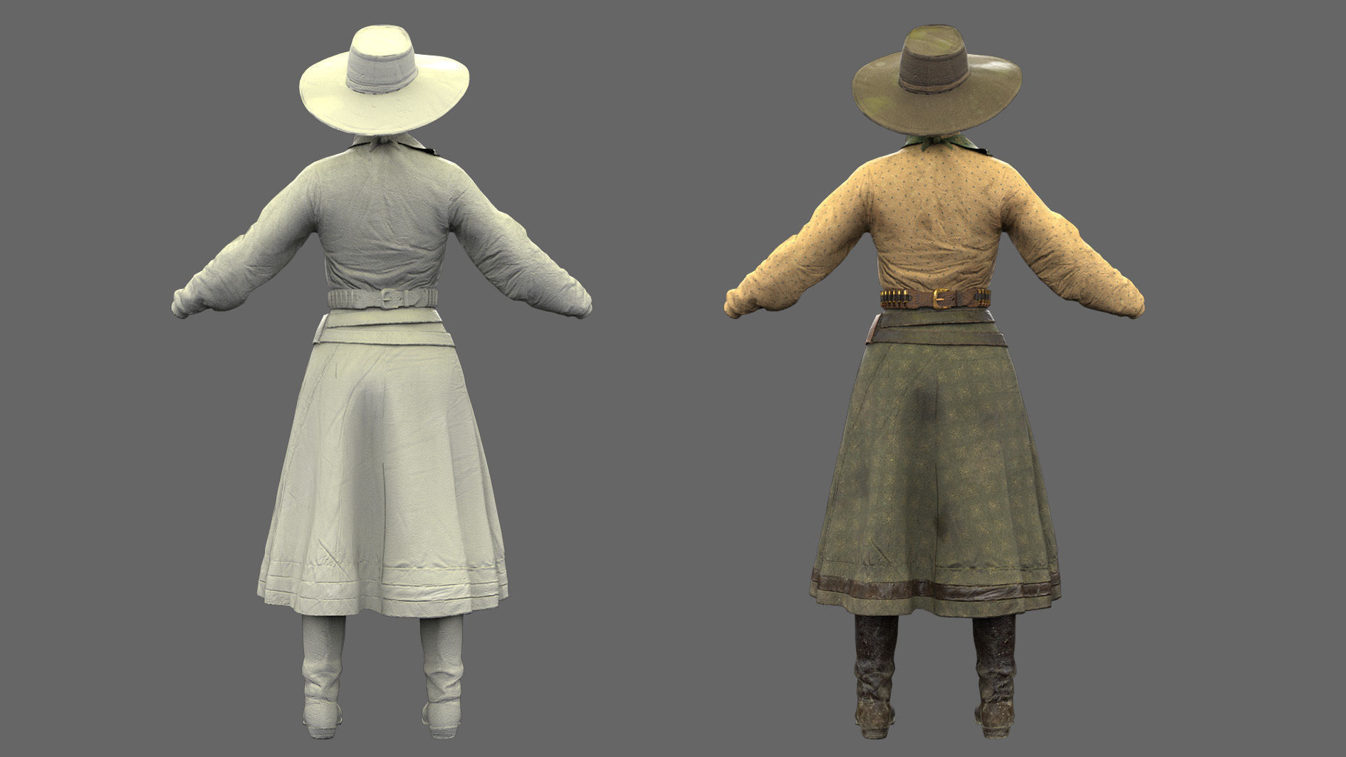 WOMENS OUTFIT 3D model_2