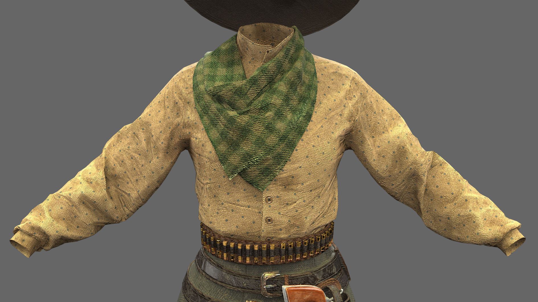 WOMENS OUTFIT 3D model_10