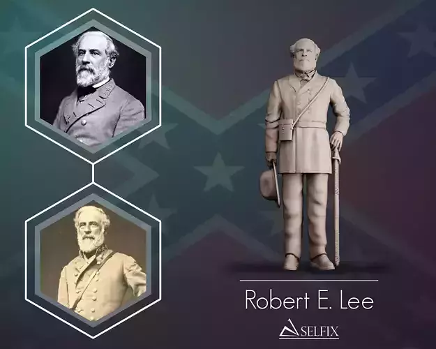 General Robert E Lee 3D print model