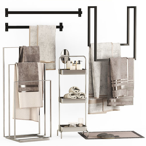 Bathroom accessories-10 3D model