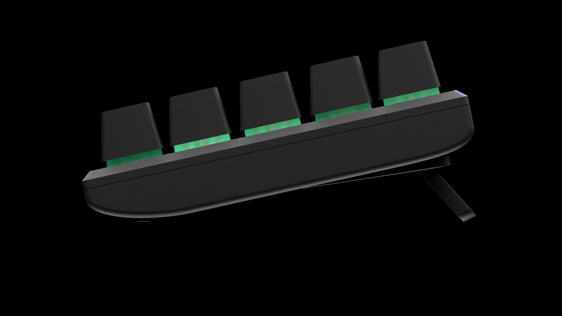 HyperX Alloy Origins 60 RGB Mechanical Gaming Keyboard Free 3D model_10