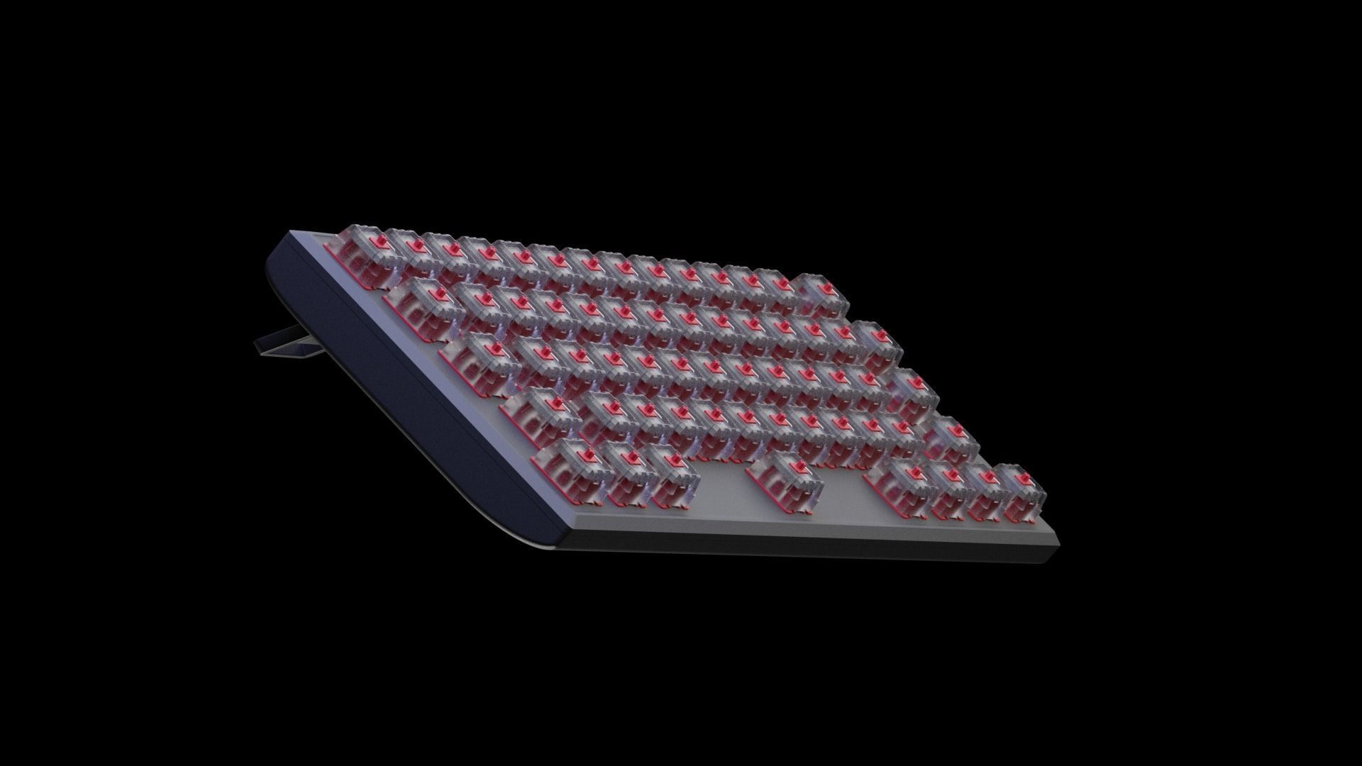 HyperX Alloy Origins 60 RGB Mechanical Gaming Keyboard Free 3D model_2