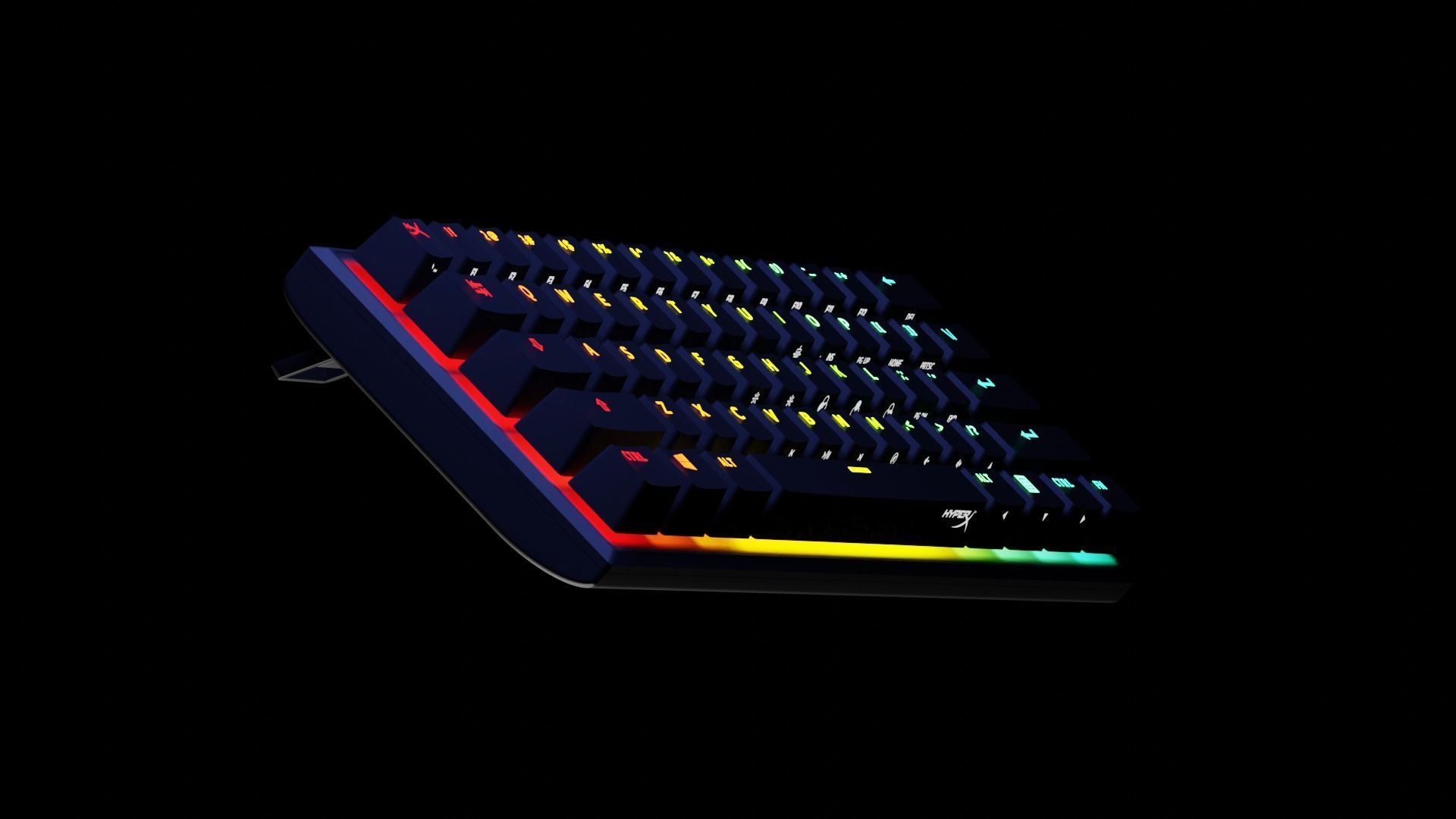 HyperX Alloy Origins 60 RGB Mechanical Gaming Keyboard Free 3D model_5