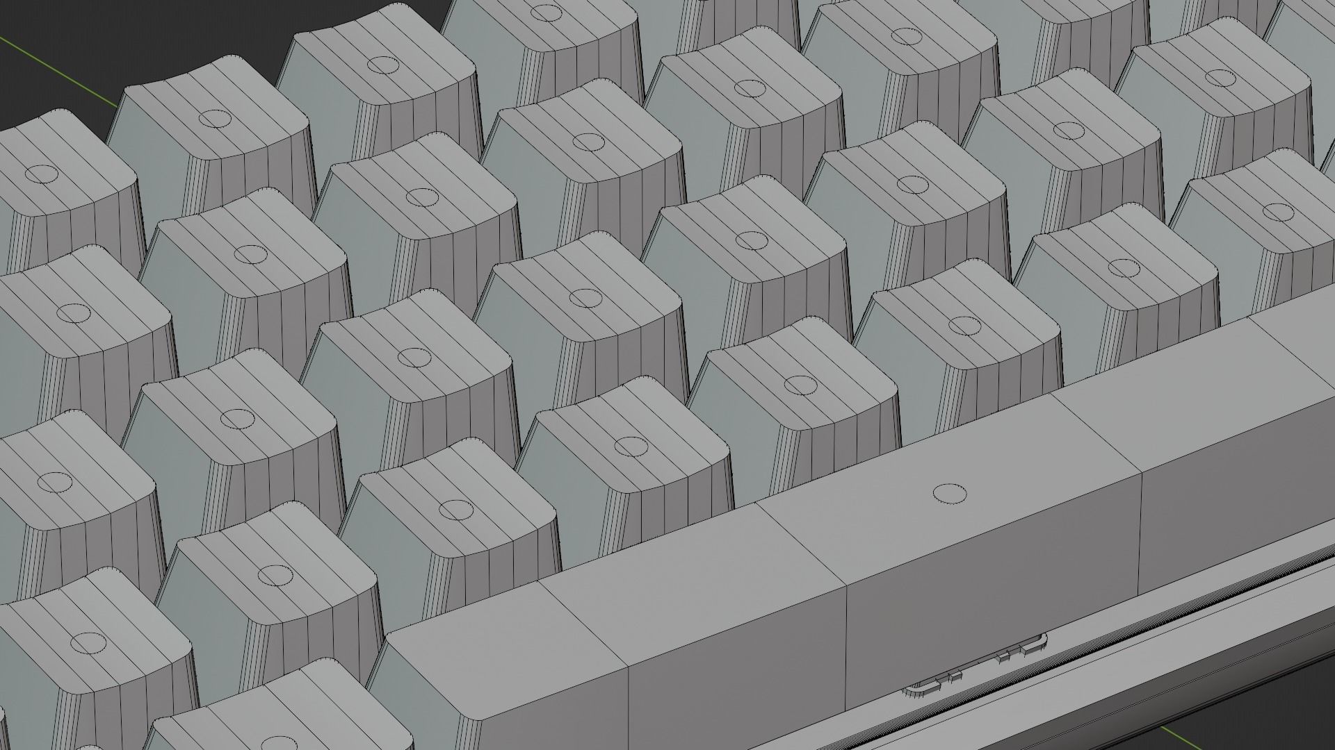 HyperX Alloy Origins 60 RGB Mechanical Gaming Keyboard Free 3D model_7