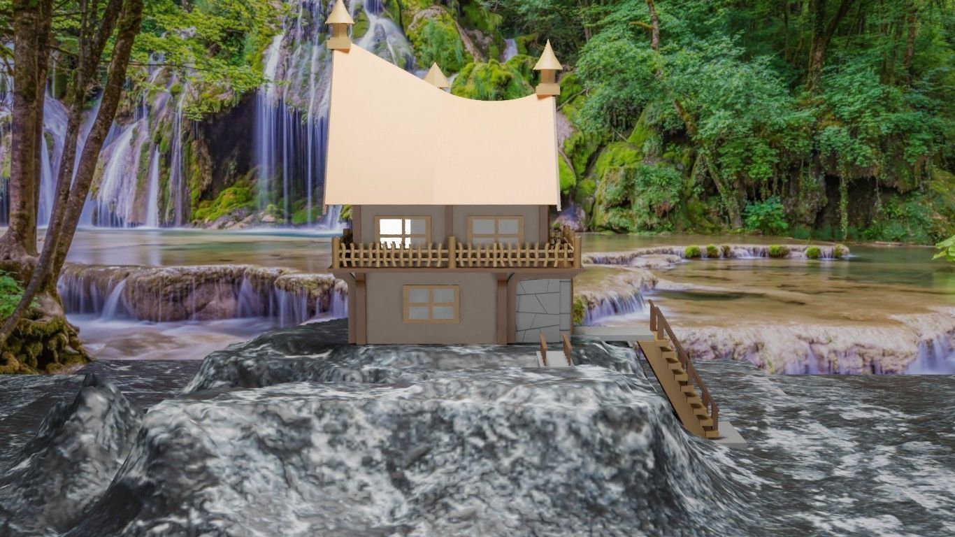 Fairytale house 6 3D model_1