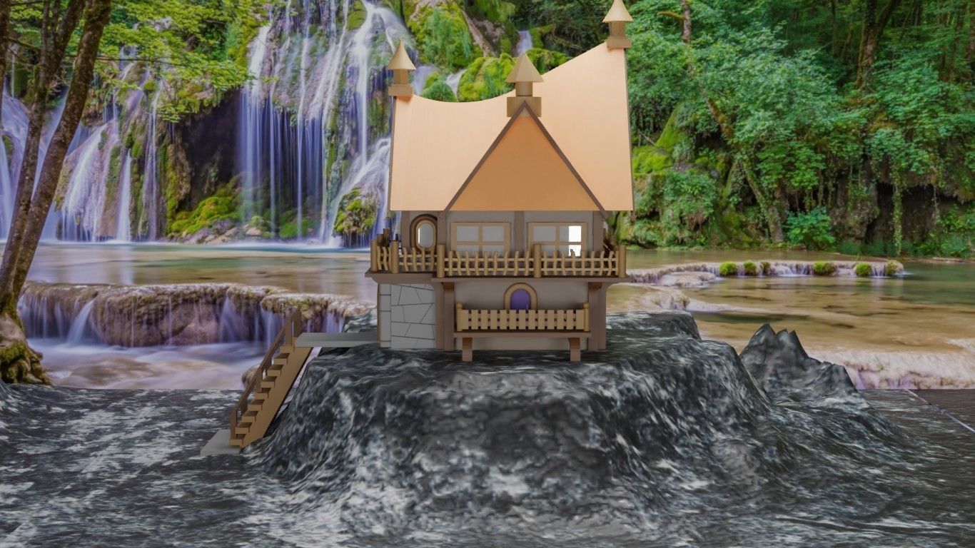 Fairytale house 6 3D model_3